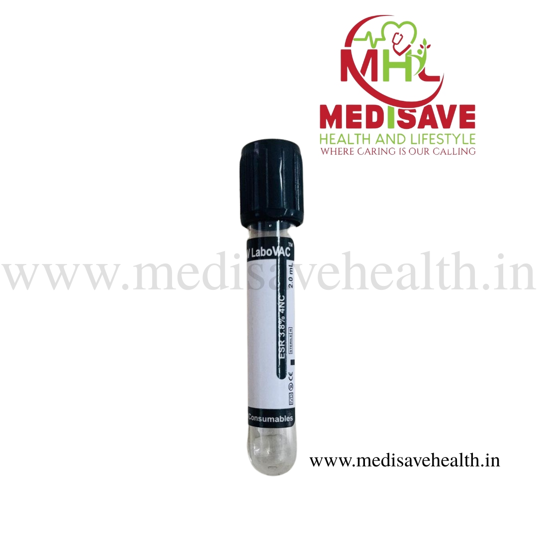 VACCUM TUBES ESR TUBES (BLACK) 3.8% 2ML VACCUM TUBES ESR TUBES (BLACK) 3.8% 2ML