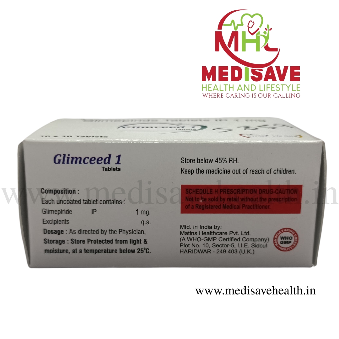 Glimceed 1 Tablet (1*10) Glimceed 1 Tablet (1*10)