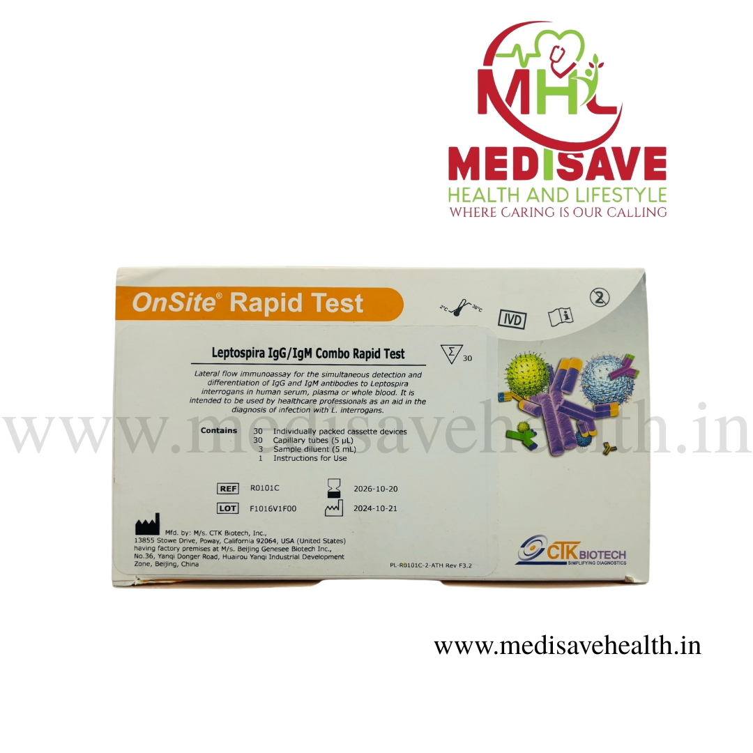 Leptospira IgG+ IgM Rapid Test Leptospira IgG+ IgM Rapid Test