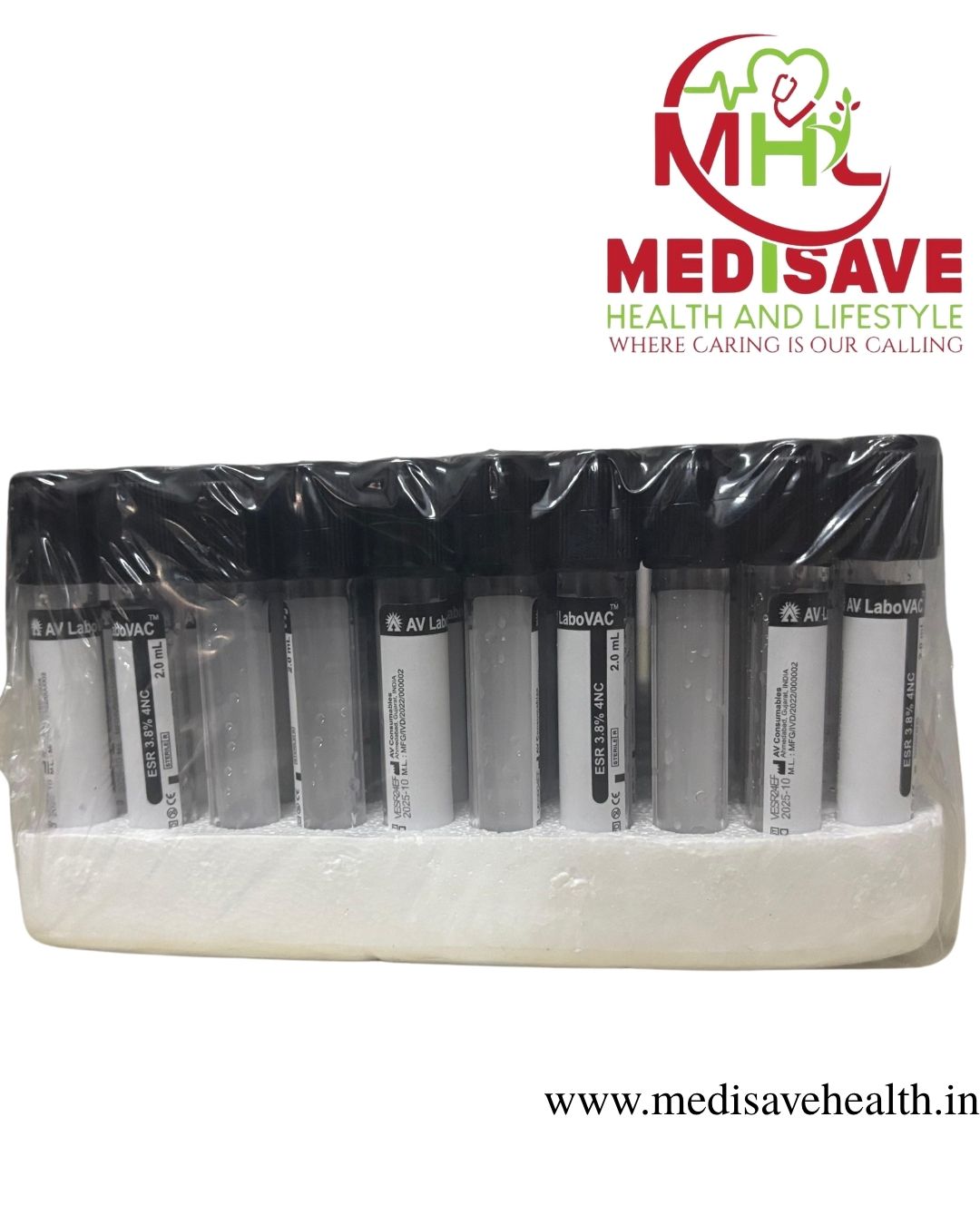 VACCUM TUBES ESR TUBES (BLACK) 3.8% 2ML VACCUM TUBES ESR TUBES (BLACK) 3.8% 2ML