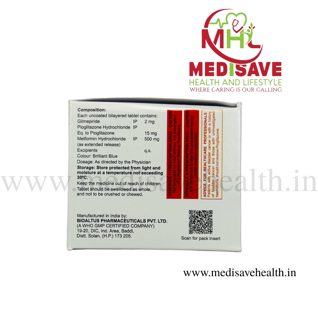 Glimceed 2 PM Tablet (1*15) Glimceed 2 PM Tablet (1*15)