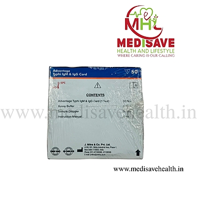 Advantage Typhi IgM & IgG Card - J mitra Advantage Typhi IgM & IgG Card - J mitra