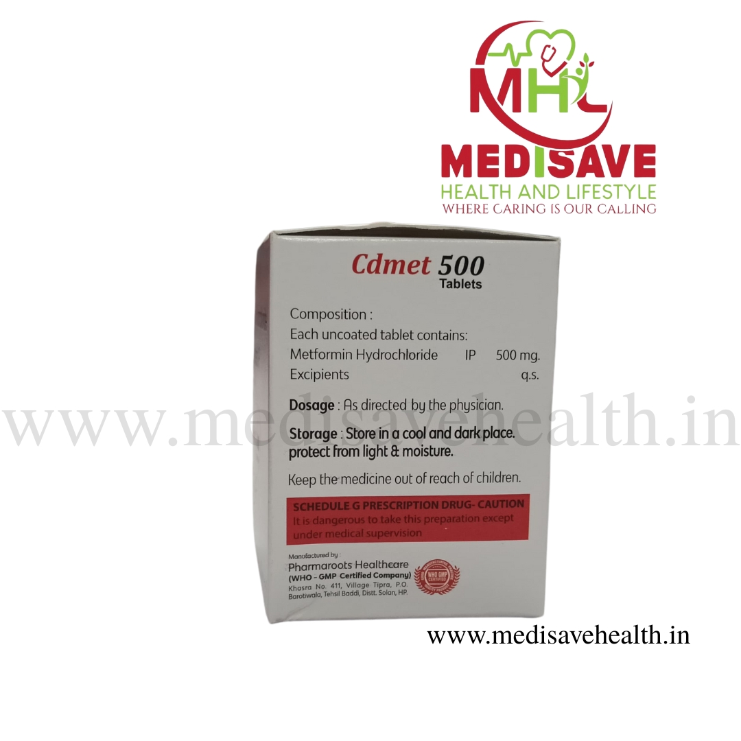 Cdmet 500 Tablet (1*10) Cdmet 500 Tablet (1*10)