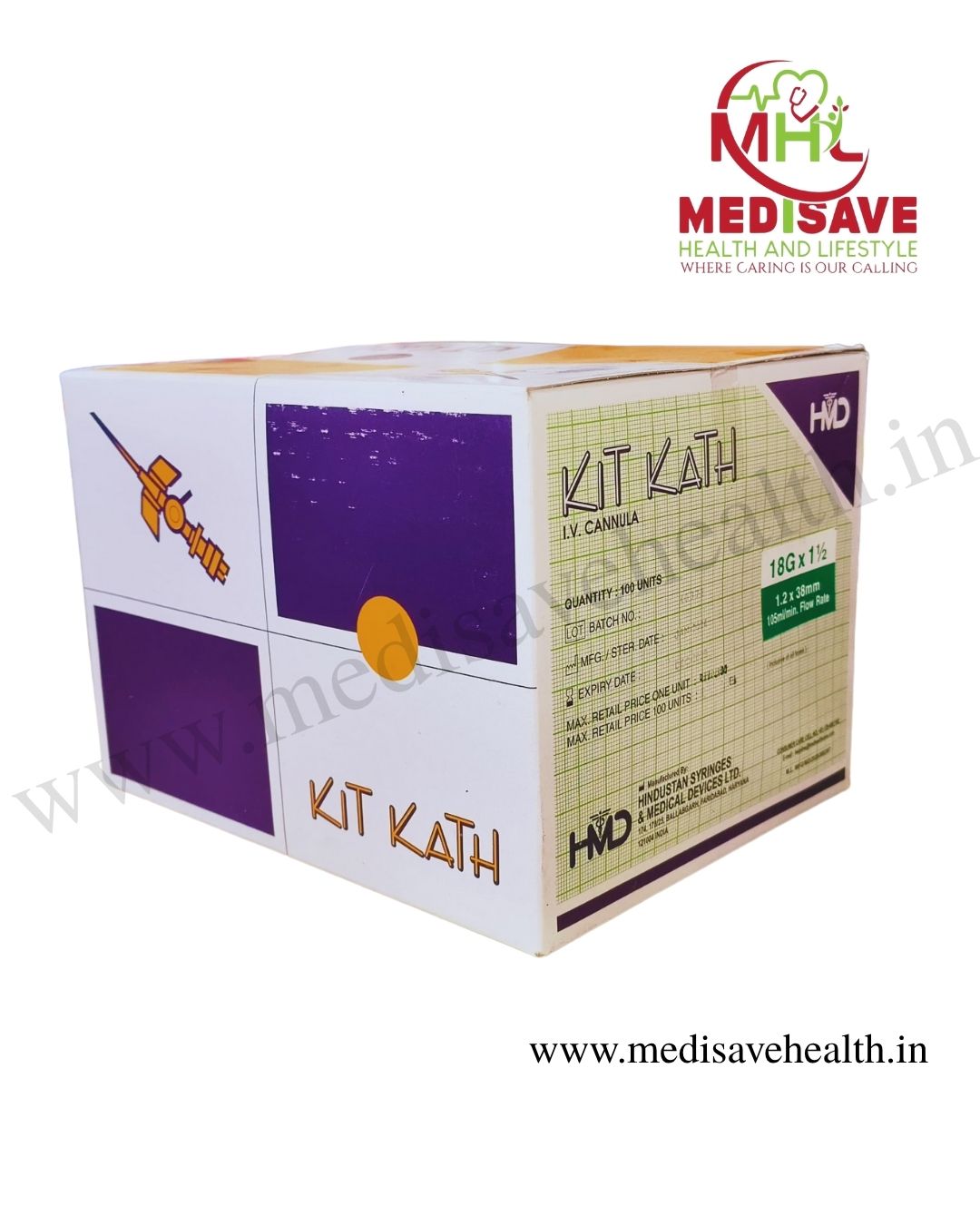 KIT KATH IV CANNULA 18G - HMD