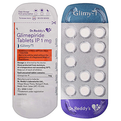 GLIMY 1MG TAB 14`S