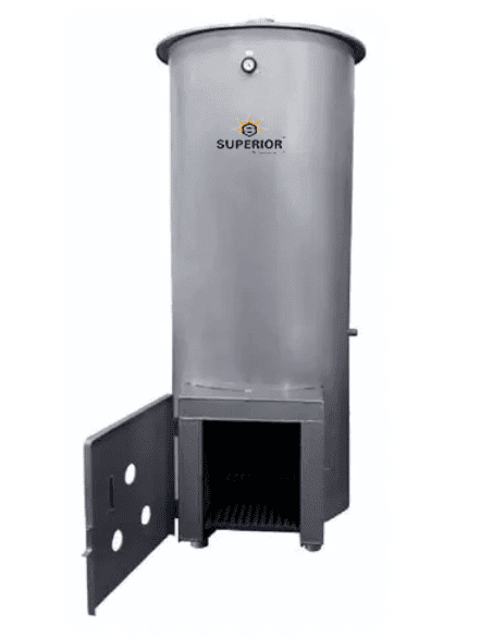 FIRE WOOD INNER TANK MS ( EPOXY COTED ) OUTER CLADING SS -STANDARD MODEL FIRE WOOD INNER TANK MS ( EPOXY COTED ) OUTER CLADING SS -STANDARD MODEL
