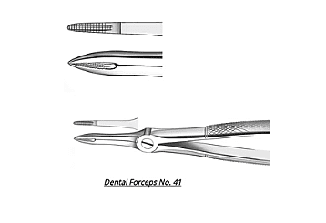 Waldent Tooth Extraction Forceps Upper Roots