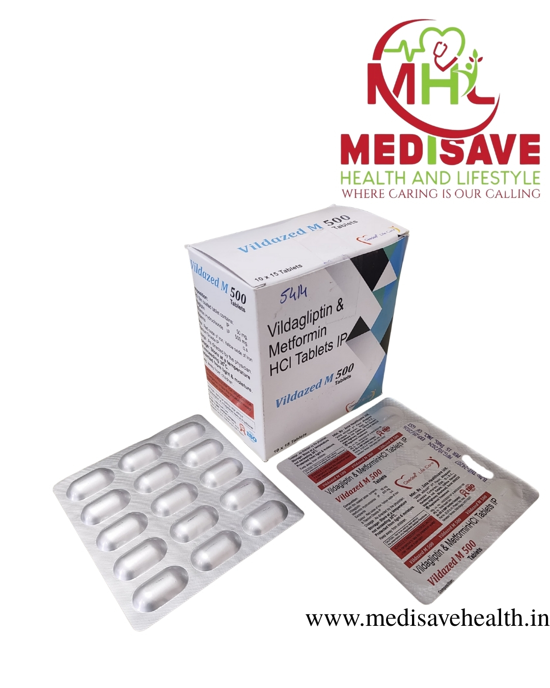 Vildazed M 500 Tablet (1*15)