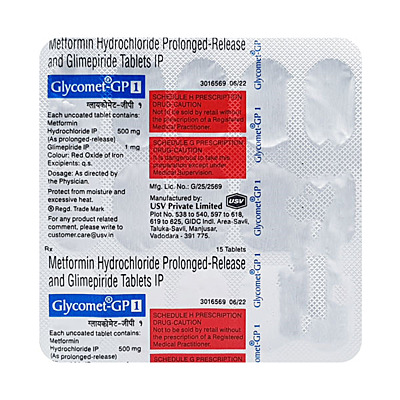 GLYCOMET GP1 TAB GLYCOMET GP1 TAB