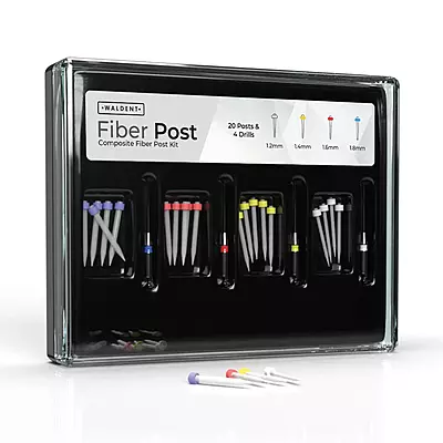 Waldent Radiopaque Composite Fiber Post Kit