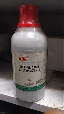 SULPHURICACID 20% - 500ML - nice